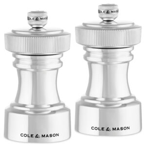 Hoxton Silver Plated Salt & Pepper Mill Set